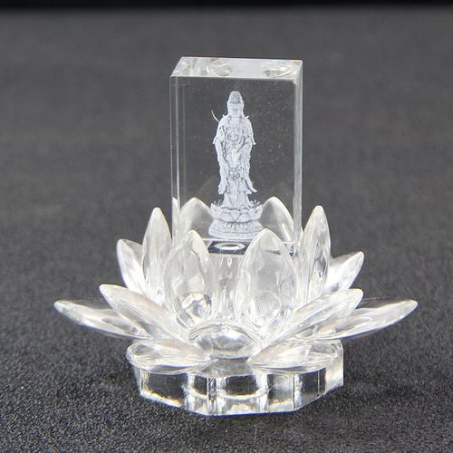 水晶蓮花擺件 居家凈韻，工藝傳心