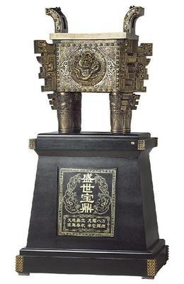 盛世寶鼎E款，大件樹脂仿古銅工藝品——大廳鎮宅行業的匠心供應商